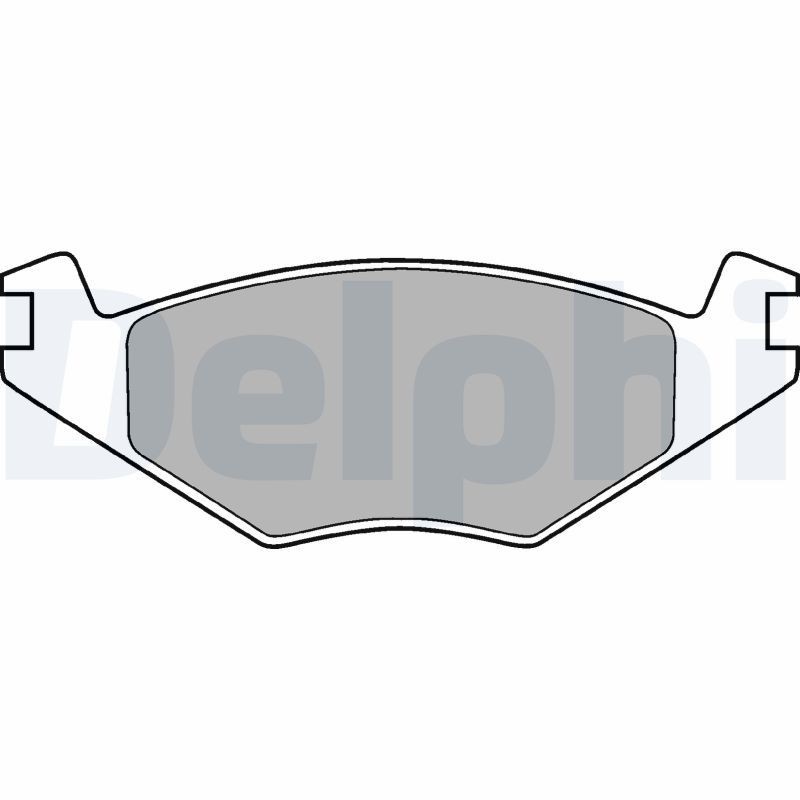 DELPHI Brake pad set Article number: LP760 cheaply