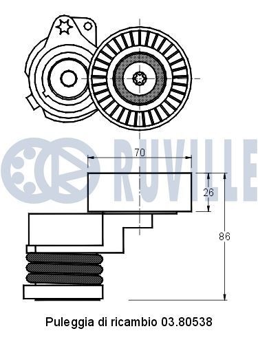 RUVILLE Engine mount Article number: 325203 cheaply
