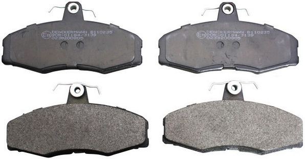 DENCKERMANN Brake pad set Article number: B110235 cheaply