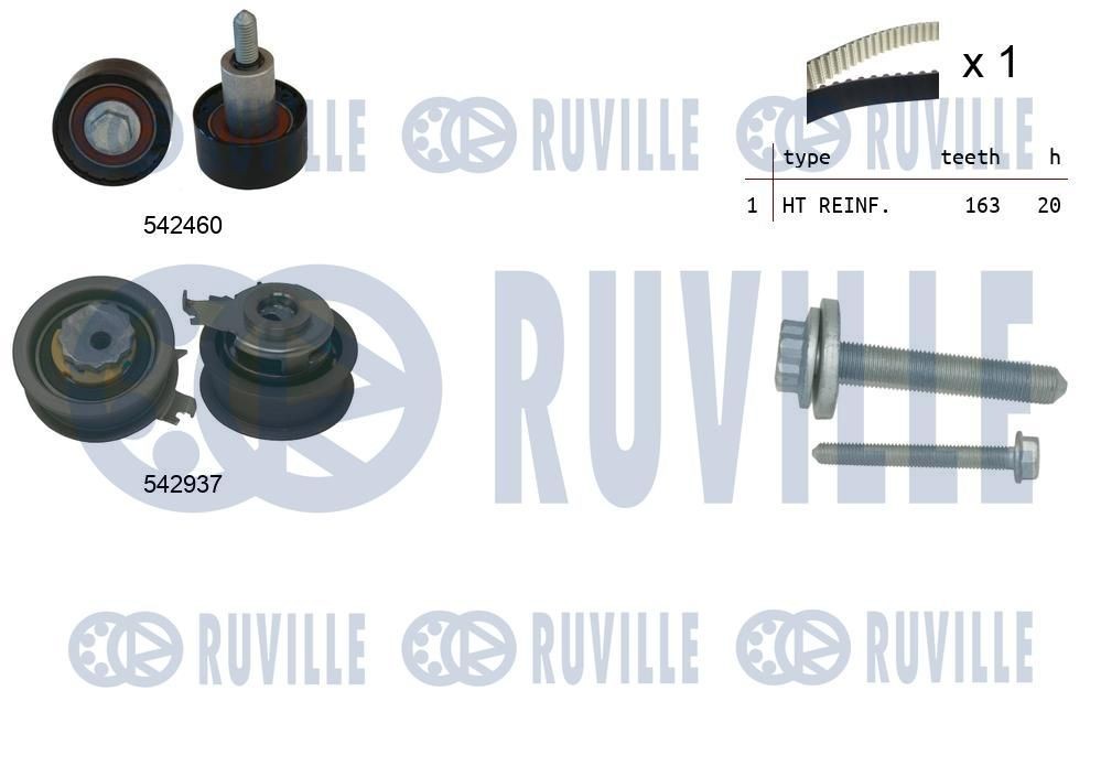 RUVILLE Паразитна / водеща ролка, зъбен ремък артикулен номер: 59502 евтино