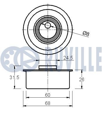 RUVILLE Wheel bearing kit Article number: 5342 cheaply