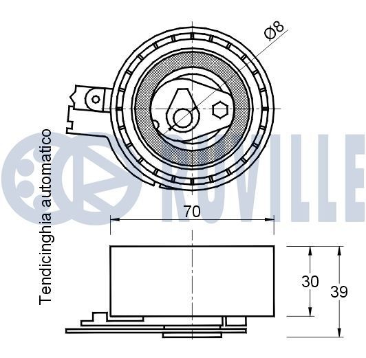 RUVILLE 5576550 Pulley Set, timing belt BORA 1.8 T 4motion 150 PS Petrol 2005