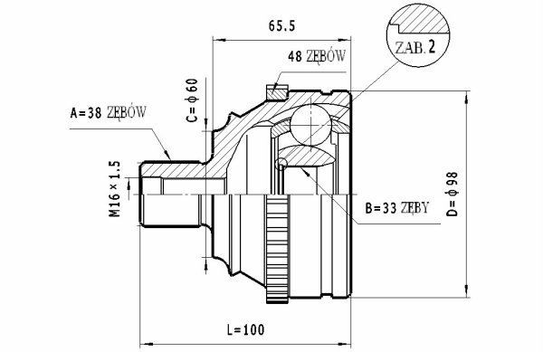 STATIM Joint kit, drive shaft Article number: C.318 cheaply