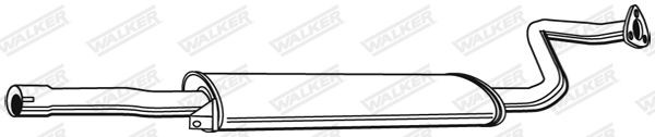 WALKER Middle silencer Article number: 03443 cheaply