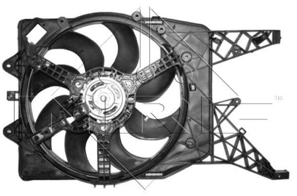 NRF Fan, radiator Article number: 47689 cheaply