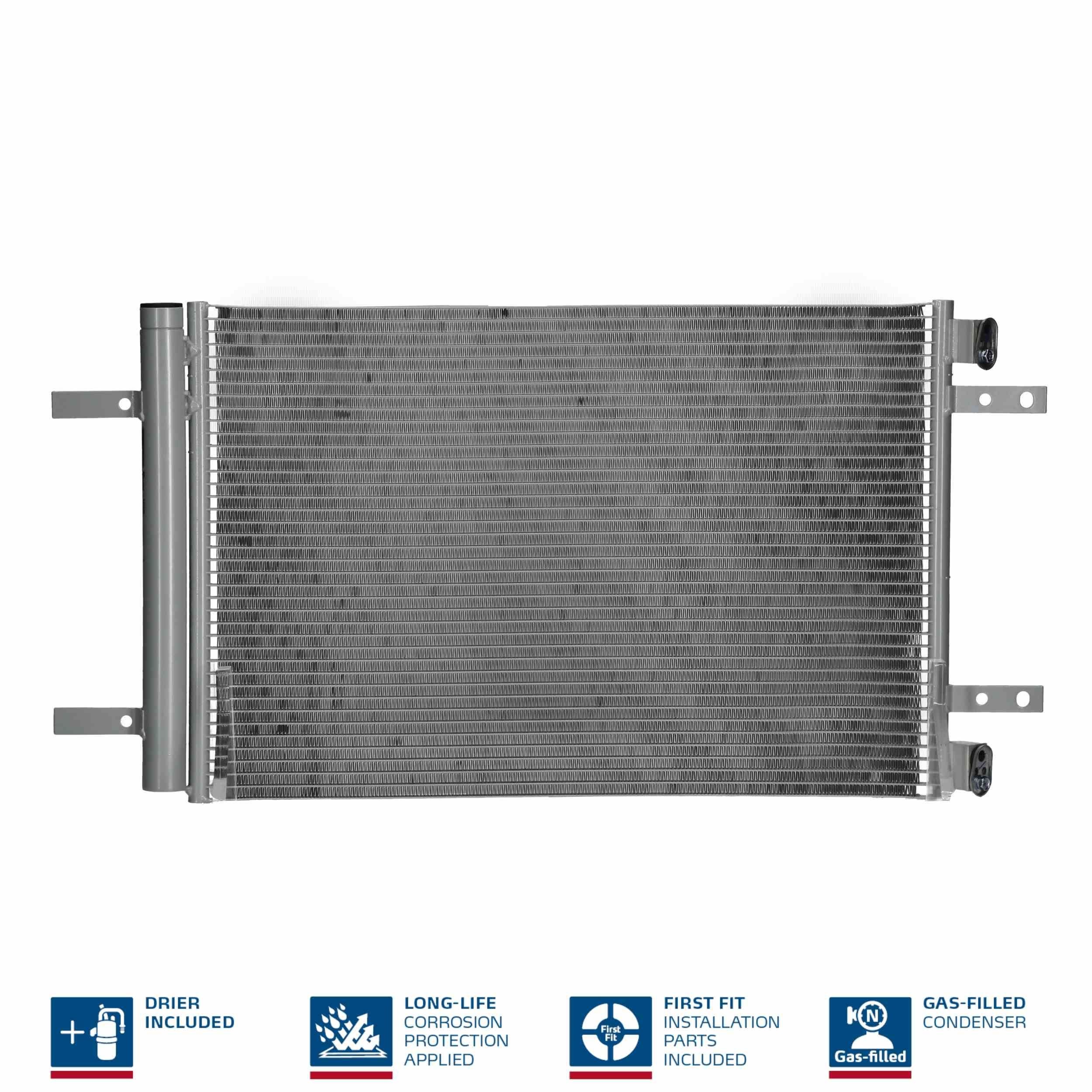 NISSENS Air conditioning condenser Article number: 940458 cheaply