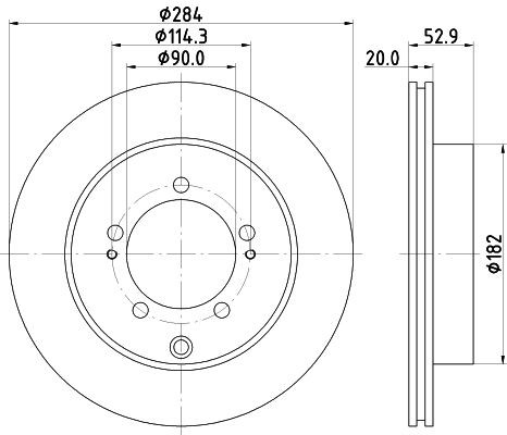MINTEX Δισκόπλακα αριθμός Άρθρου: MDC958 φθηνότερα