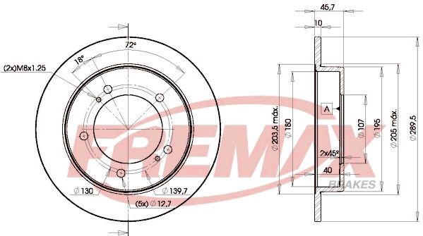 FREMAX Brake disc Article number: BD-6970 cheaply