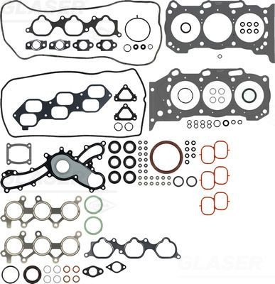 GLASER Full Gasket Set, engine Article number: S38742-00 cheaply