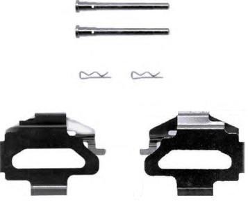 BREMBO A 02 231 Accessory Kit, disc brake pads SCUDO 2.0 JTD 16V 109 PS Diesel 2006