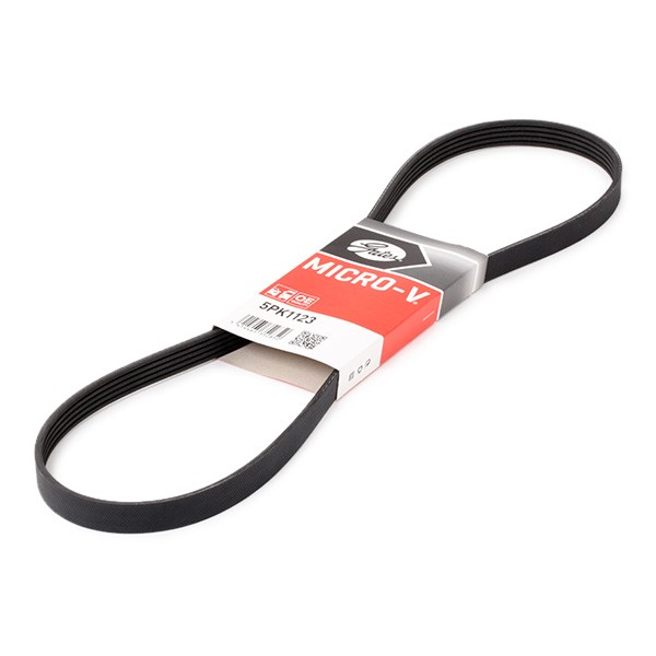 GATES Serpentine belt Article number: 5PK1123 cheaply
