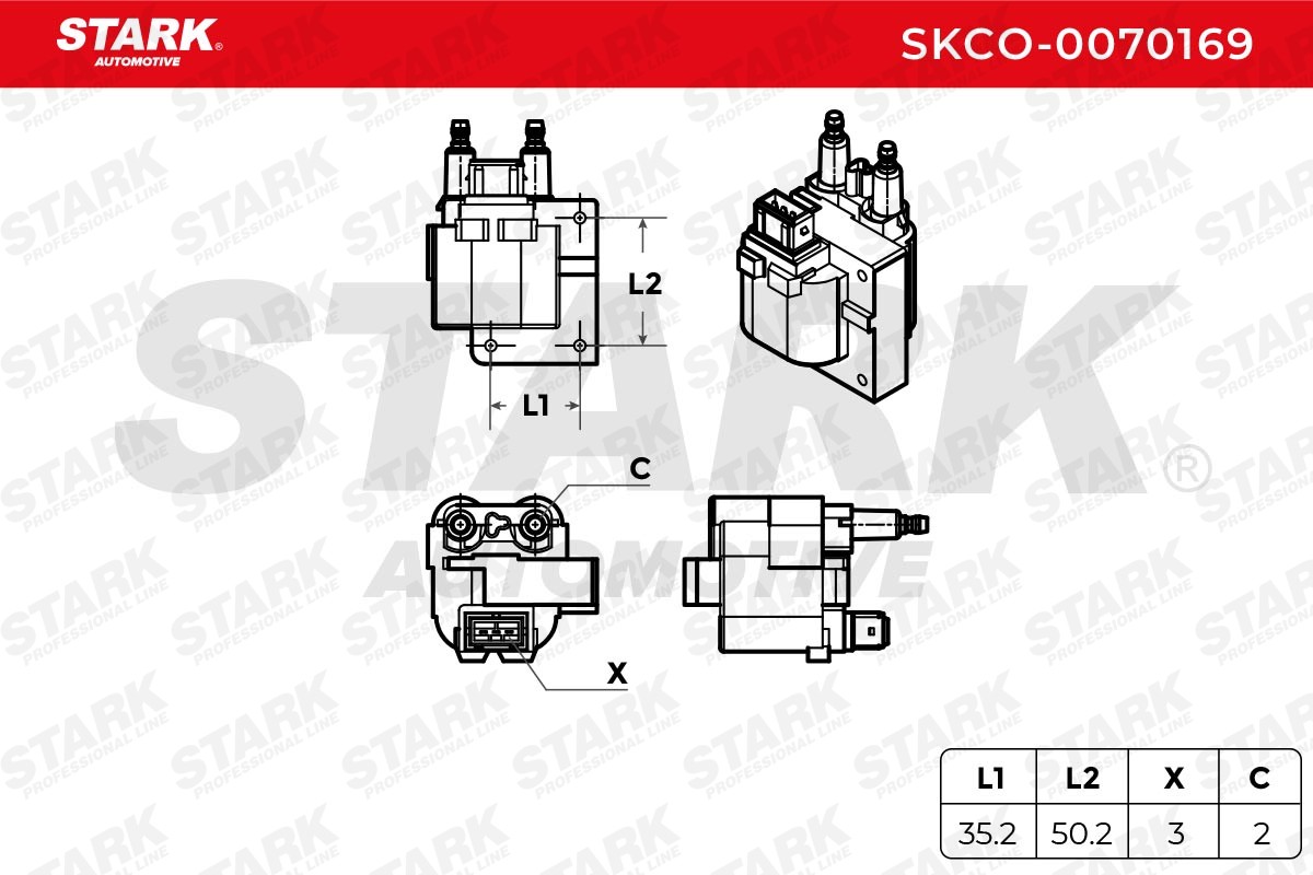 STARK Ignition coil Article number: SKCO-0070169 cheaply