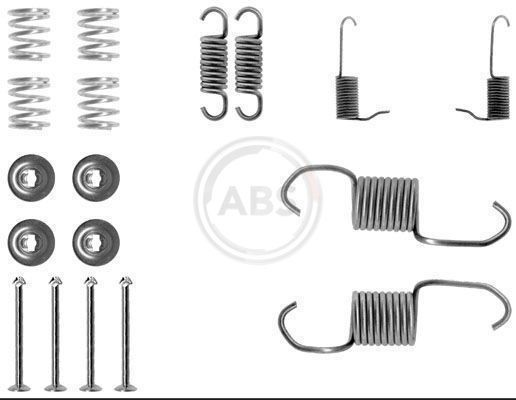 A.B.S. 0696Q Accessory Kit, brake shoes PAJERO / SHOGUN 2.5 TDiC 99 PS Diesel 2000