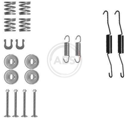 A.B.S. 0778Q Accessory Kit, brake shoes YARIS 1.4 D-4D (NLP20_, NLP22_) 75 PS Diesel 2005