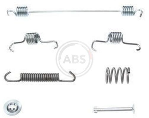 A.B.S. 0819Q Accessory Kit, brake shoes CLIO 1.4 (B/CB0C, B/CB0S) 75 PS Petrol 2016
