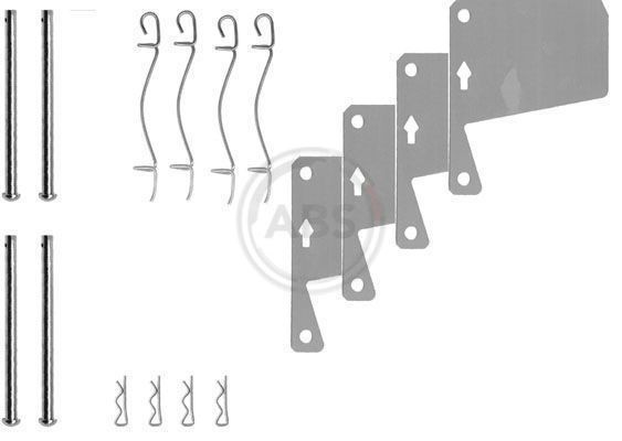 A.B.S. Accessory Kit, disc brake pads Article number: 0910Q cheaply