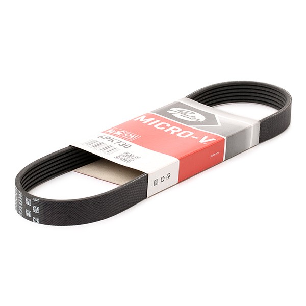 GATES Serpentine belt Article number: 6PK730 cheaply
