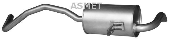 ASMET Rear silencer Article number: 10.114 cheaply