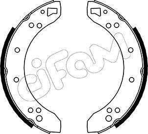 CIFAM Brake Shoe Set Article number: 153-101 cheaply