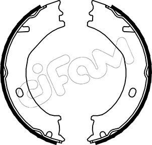CIFAM Handbrake shoes Article number: 153-163 cheaply