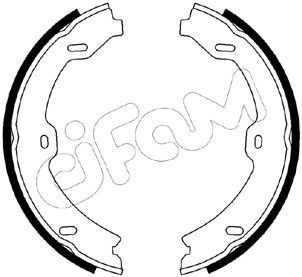 CIFAM Handbrake shoes Article number: 153-247 cheaply