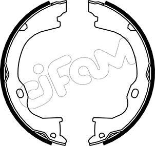 CIFAM Handbrake shoes Article number: 153-363 cheaply