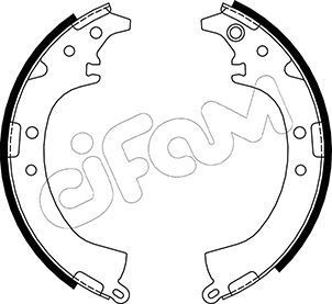 CIFAM Brake Shoe Set Article number: 153-429 cheaply