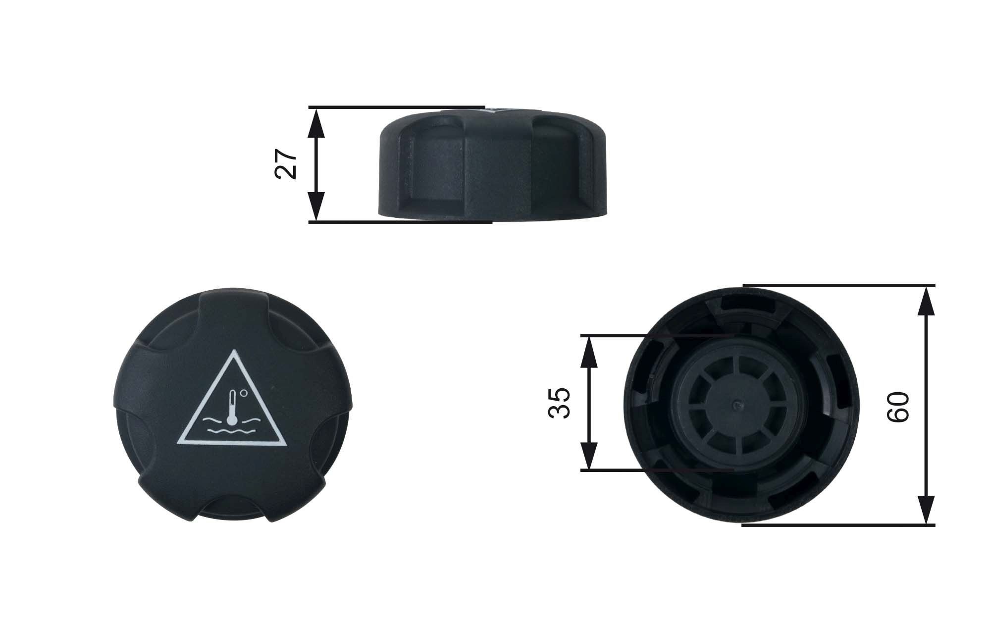 GATES Expansion tank cap Article number: RC247 cheaply