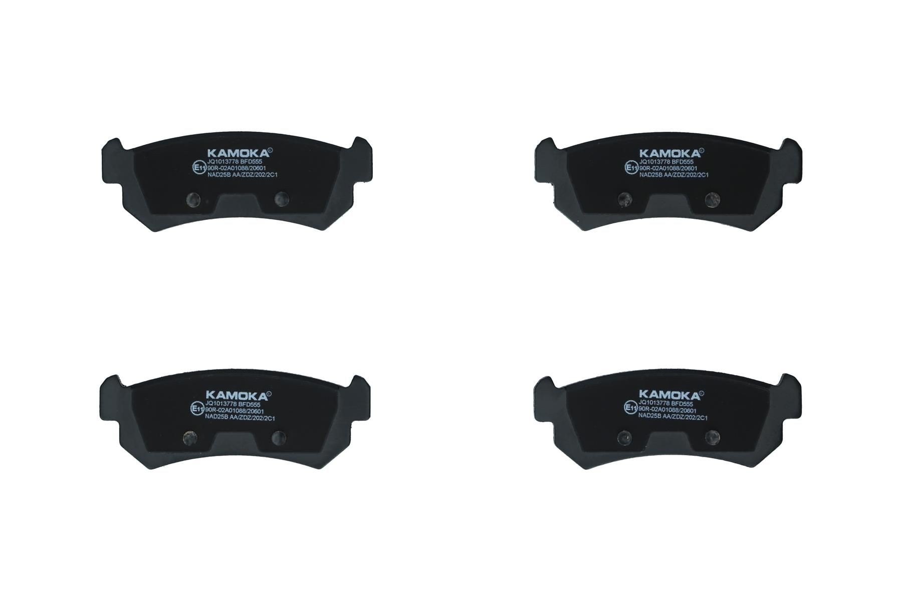 KAMOKA Brake pad set Article number: JQ1013778 cheaply