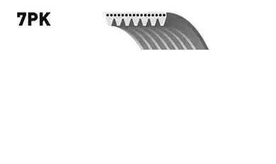 GATES Serpentine belt Article number: 7PK1988 cheaply