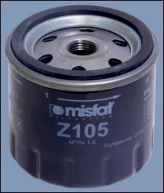 MISFAT Oil filter Article number: Z105 cheaply
