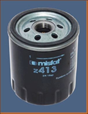 MISFAT Oil filter Article number: Z413 cheaply
