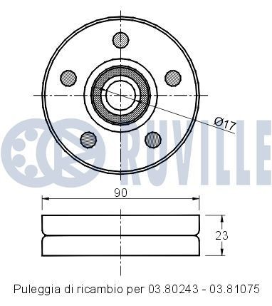 RUVILLE Engine mount Article number: 325435 cheaply