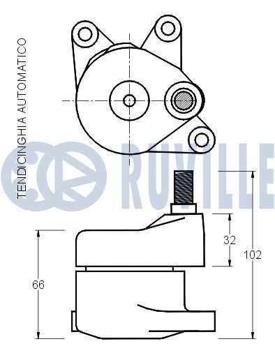 RUVILLE Engine mount Article number: 325820 cheaply