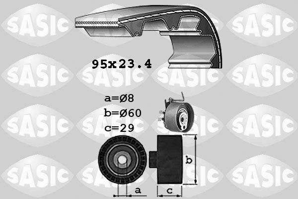SASIC Timing belt kit Article number: 1754009 cheaply