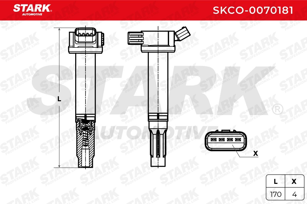STARK Ignition coil Article number: SKCO-0070181 cheaply
