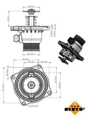 NRF Gasket Set, intake / exhaust manifold Article number: 79007 cheaply
