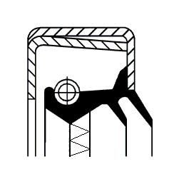 CORTECO Shaft Seal, manual transmission Article number: 12015251B cheaply