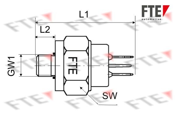 FTE Brake Light Switch Article number: H00007 cheaply