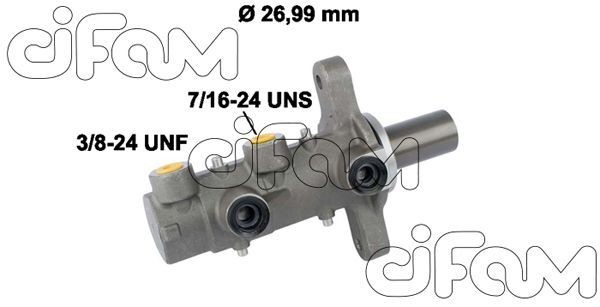 CIFAM Brake master cylinder Article number: 202-809 cheaply