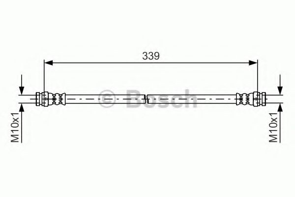 BOSCH Brake hose Article number: 1 987 481 578 cheaply