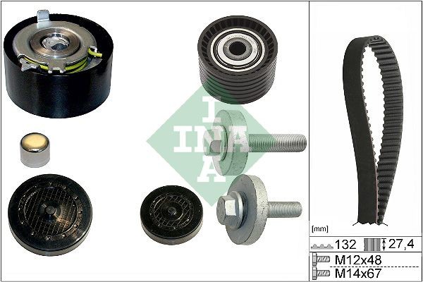 INA Timing belt kit Article number: 530 0639 10 cheaply