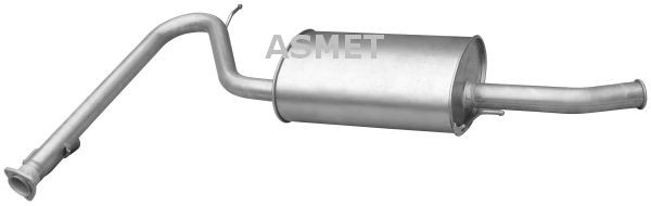 ASMET Rear silencer Article number: 09.077 cheaply