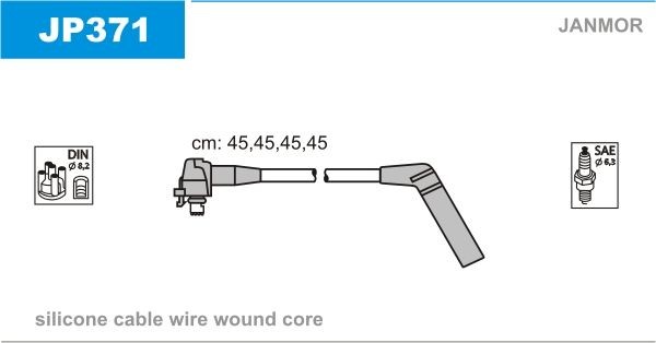 JANMOR Ignition Cable Kit Article number: JP371 cheaply