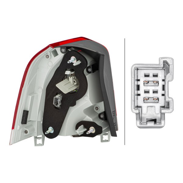 HELLA Rear light Article number: 2VA 011 527-041 cheaply