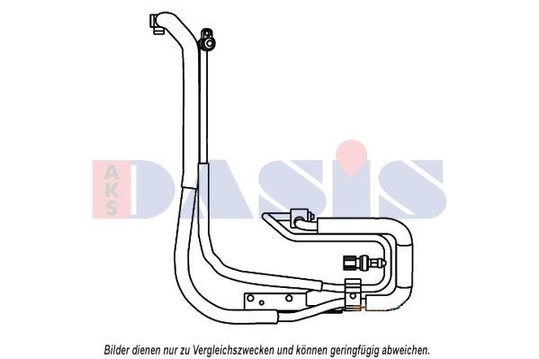 AKS DASIS High Pressure Line, air conditioning Article number: 885851N cheaply