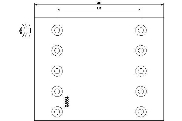 TEXTAR Brake Lining Kit, drum brake Article number: 1989208 cheaply