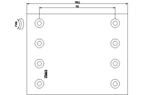 TEXTAR Brake Lining Kit, drum brake Article number: 1990210 cheaply