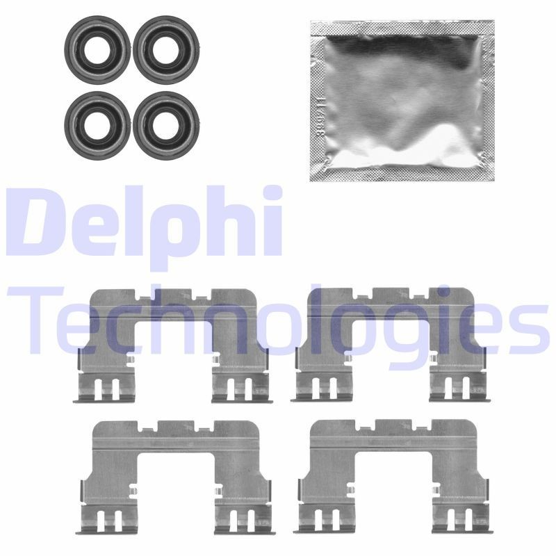 DELPHI LX0617 Lisakomplekt, ketaspiduriklotsid 300 3.0 V6 CRD 211 HP Diisel