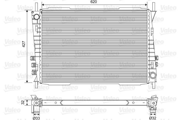 VALEO Engine radiator Article number: 701559 cheaply